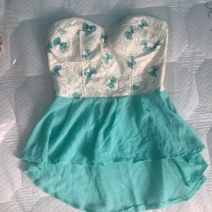 Strapless Lace Tube Top
